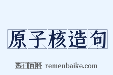 原子核造句是什么意思的图片